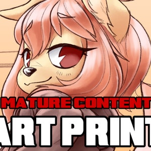 Biscuit Butt - 8.5x11 Art Print - Mature