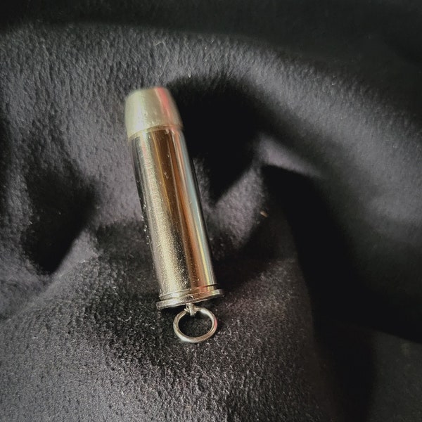 Silver .44 Magnum Cartridge Pendant