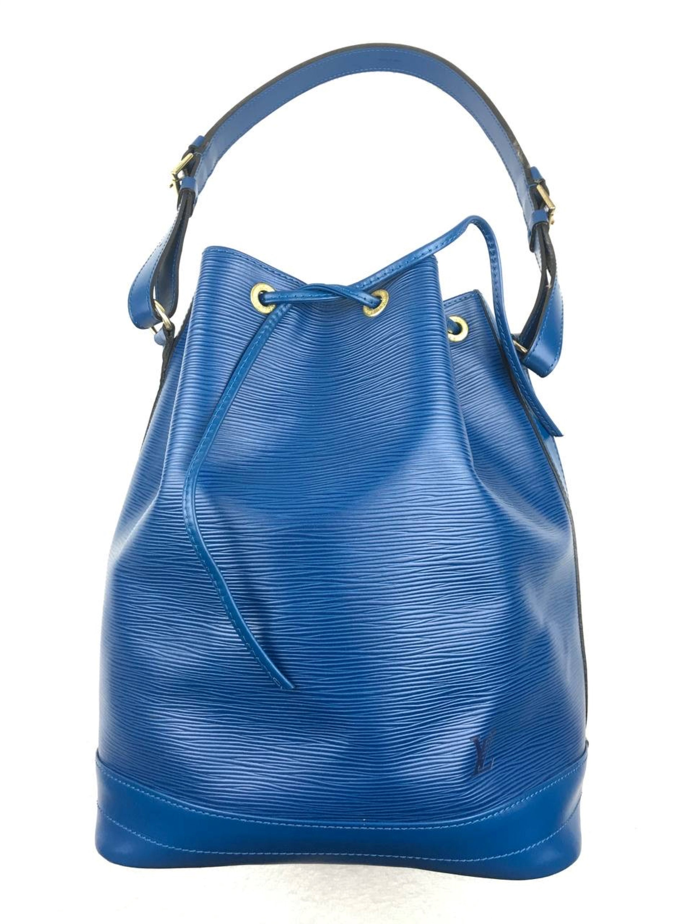 Louis Vuitton Toledo Blue Epi Leather Saint Jacques GM Bag Louis Vuitton