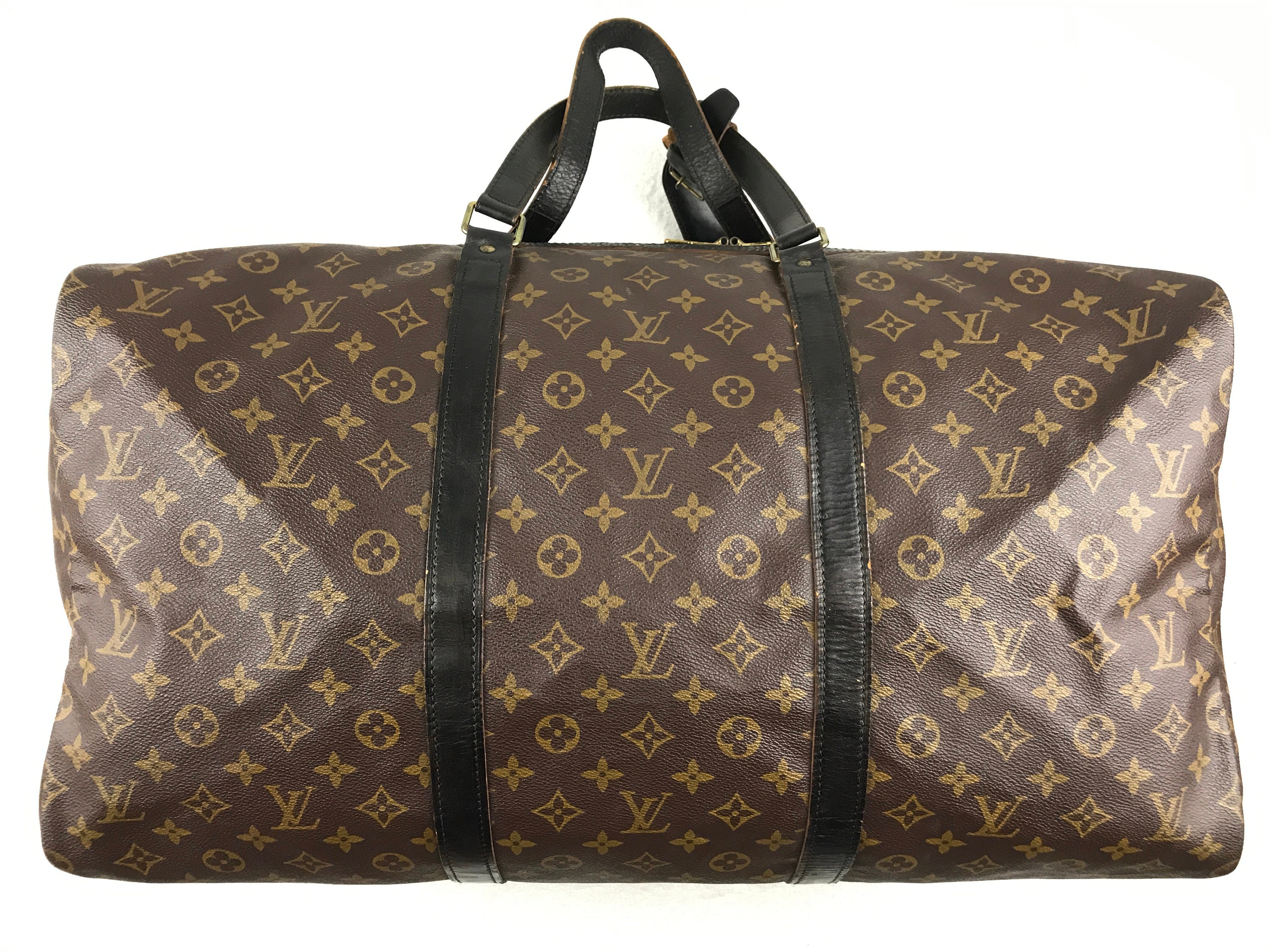 Brown Louis Vuitton Monogram Keepall 55 Travel Bag – Designer Revival