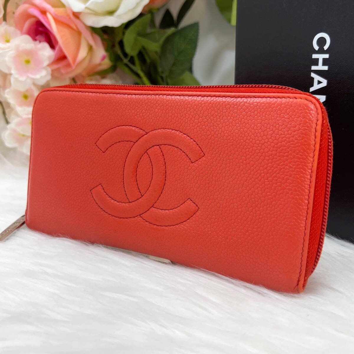 Chanel A13496 Bifold Wallet Women's