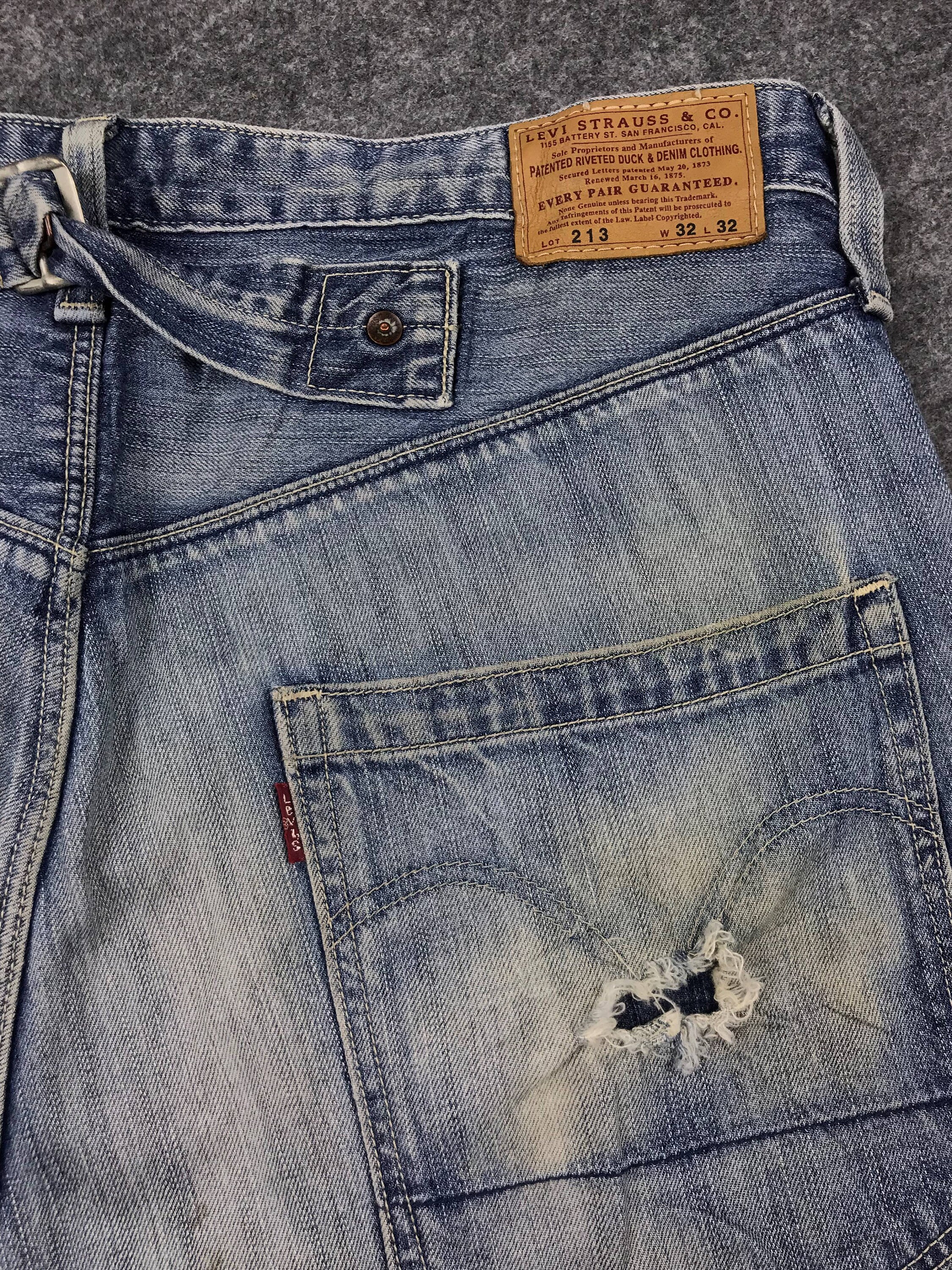 Vintage Levi's 213 Distressed Jeans Light Wash Levi - Etsy