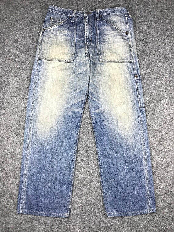 213 Distressed Jeans Light Wash Levi - Etsy