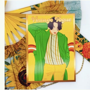 BTS Jungkook Vintage Vogue Print