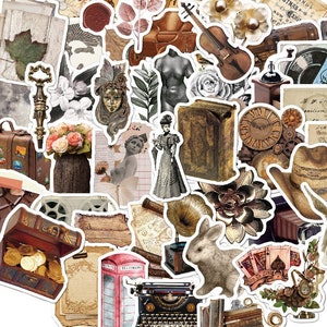 Retro Cottagecore Vintage RANDOM STICKER PACK Aesthetic - Etsy