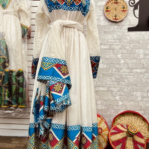 Ethiopian Traditional Dress Queen Saba - Etsy