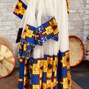 Ethiopian /eritrean Traditional Dress /bahilwe Kemis የሐበሻ - Etsy