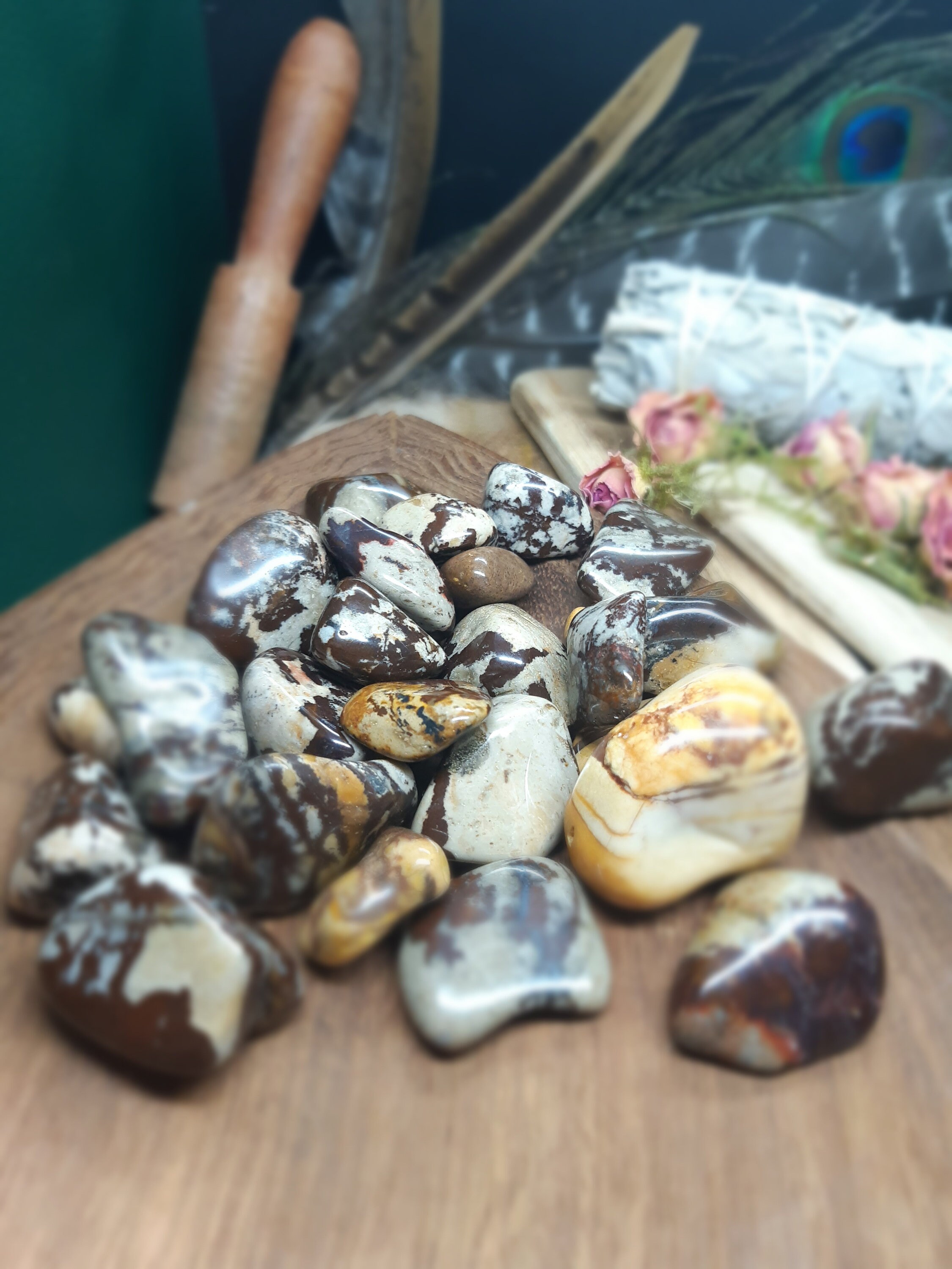 Jaspe Zebre A Pierre Roulée