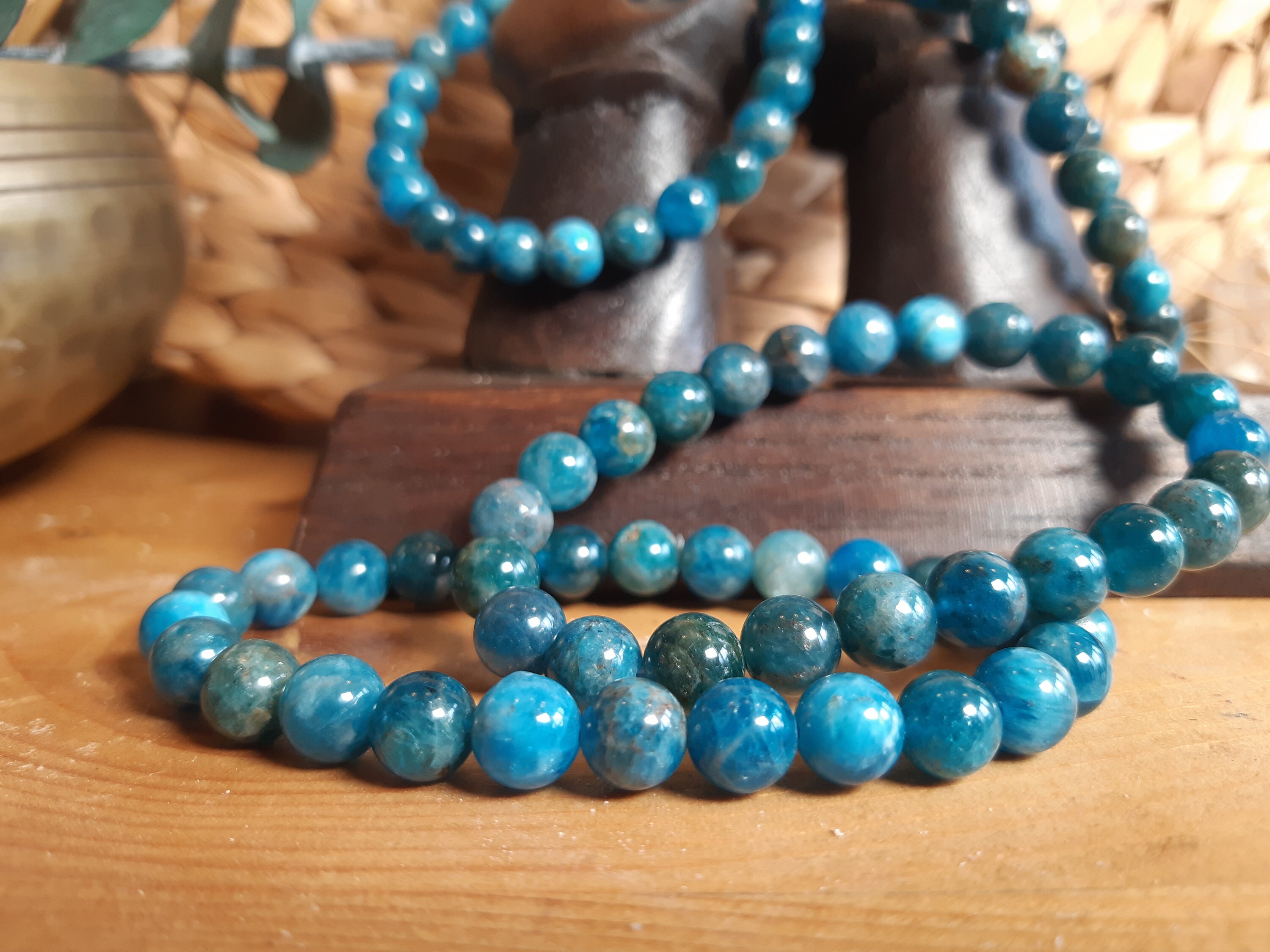 Bracelet en Apatite Aa 8mm