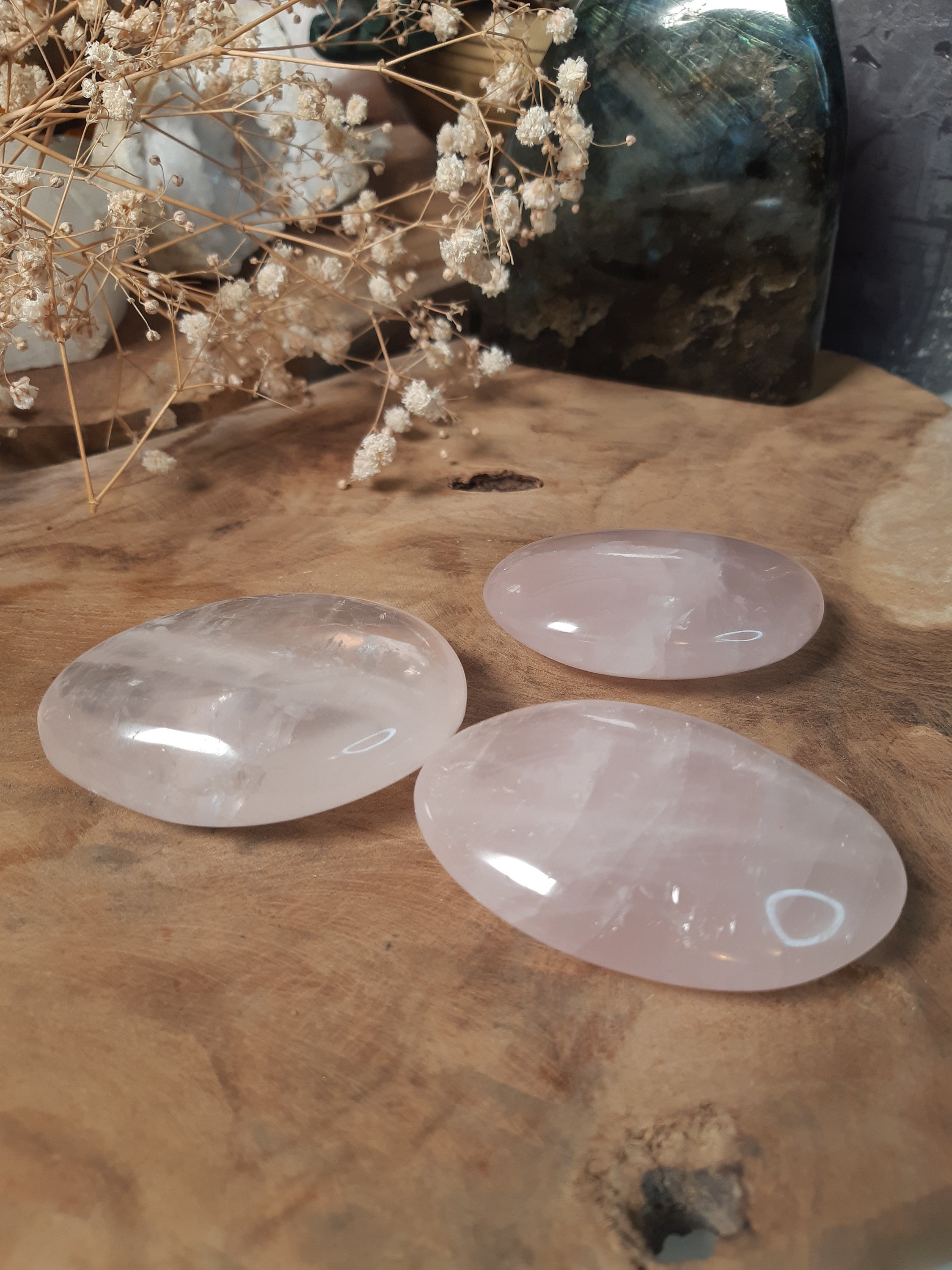 Galets de Quartz Rose