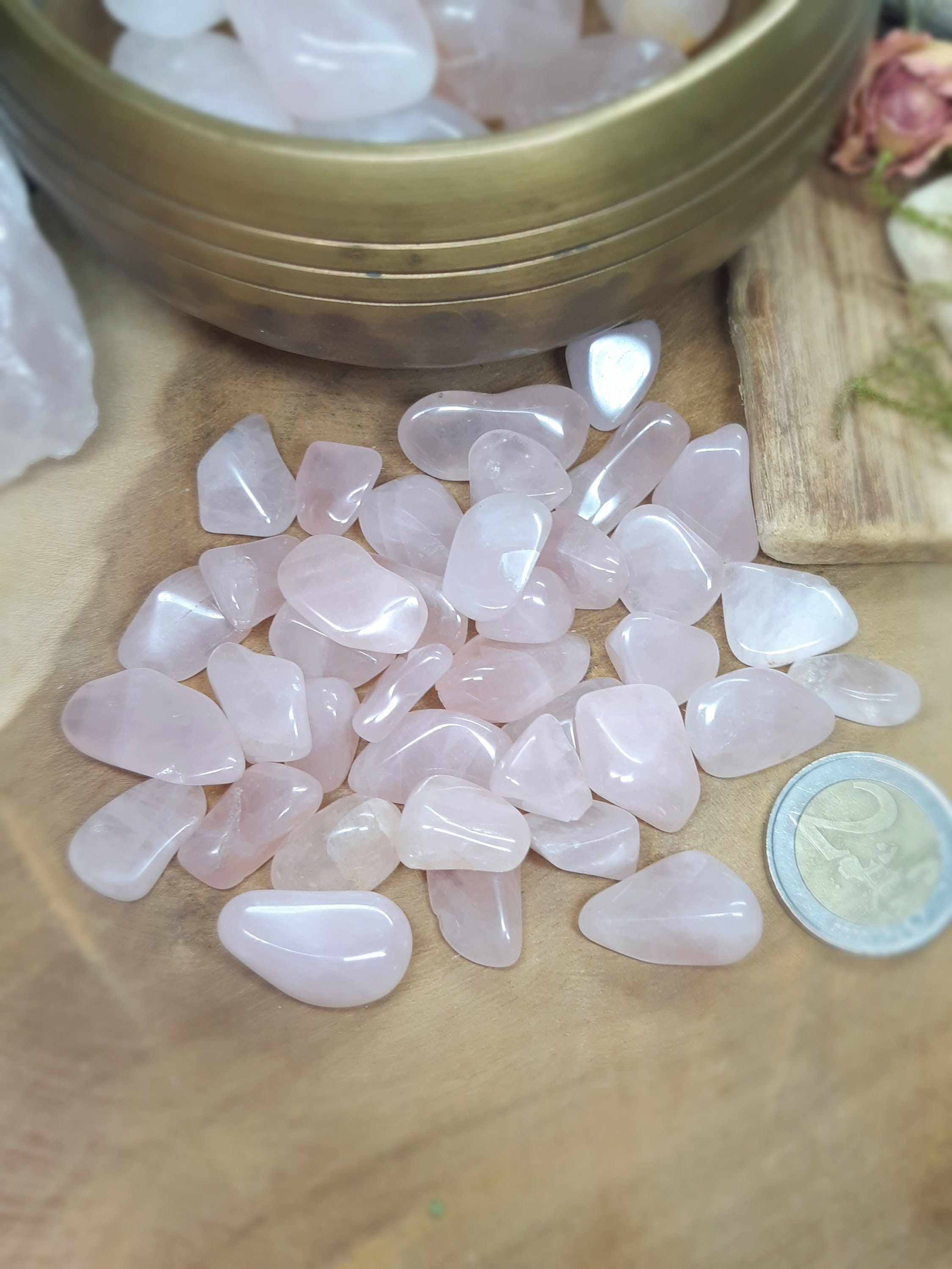 Quartz Rose | Pierre Roulée