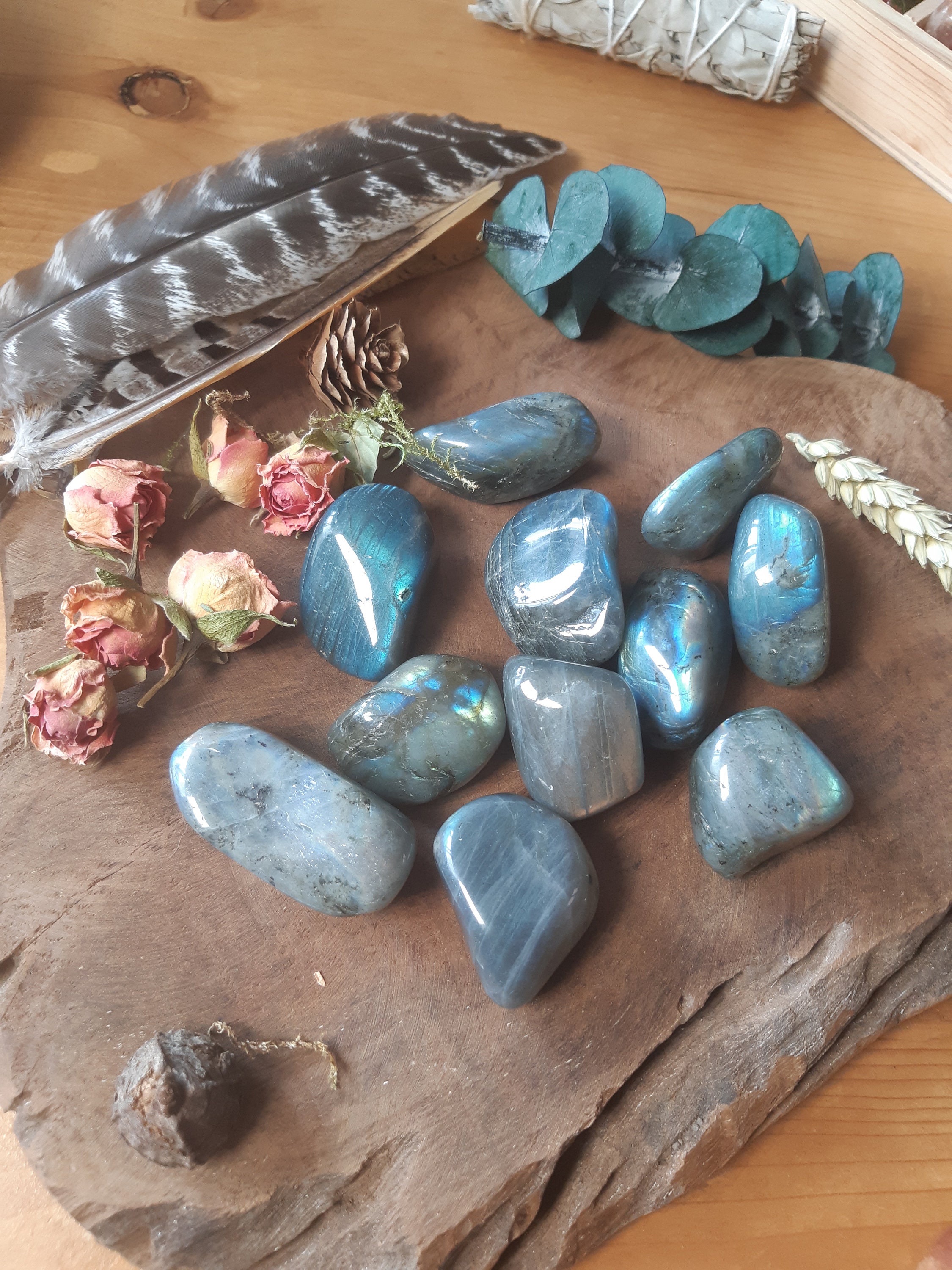 Labradorite Pierre Roulée A