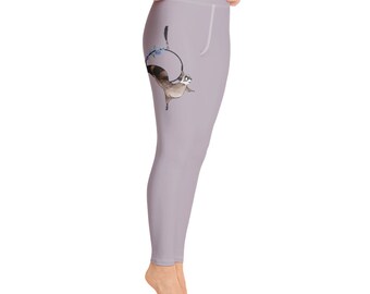 Aerialist Raccoon High Waisted Leggings