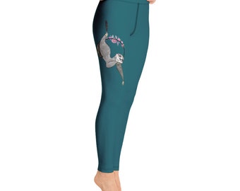 Aerialist Sloth High Waisted Leggings