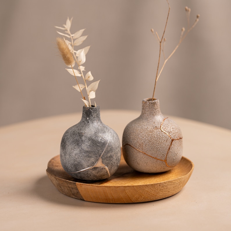 Kintsugi repair silver and copper