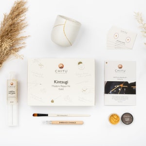 Kit de réparation Kintsugi - Or - Contact alimentaire - Passe au lave-vaisselle