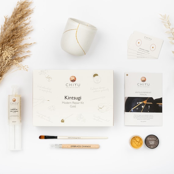 Complete Kintsugi Repair Kit with Gold