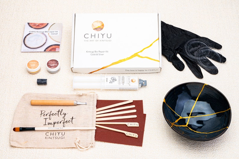 Kintsugi Bio Repair Kit Gold Silver Food Safe & Etsy Australia