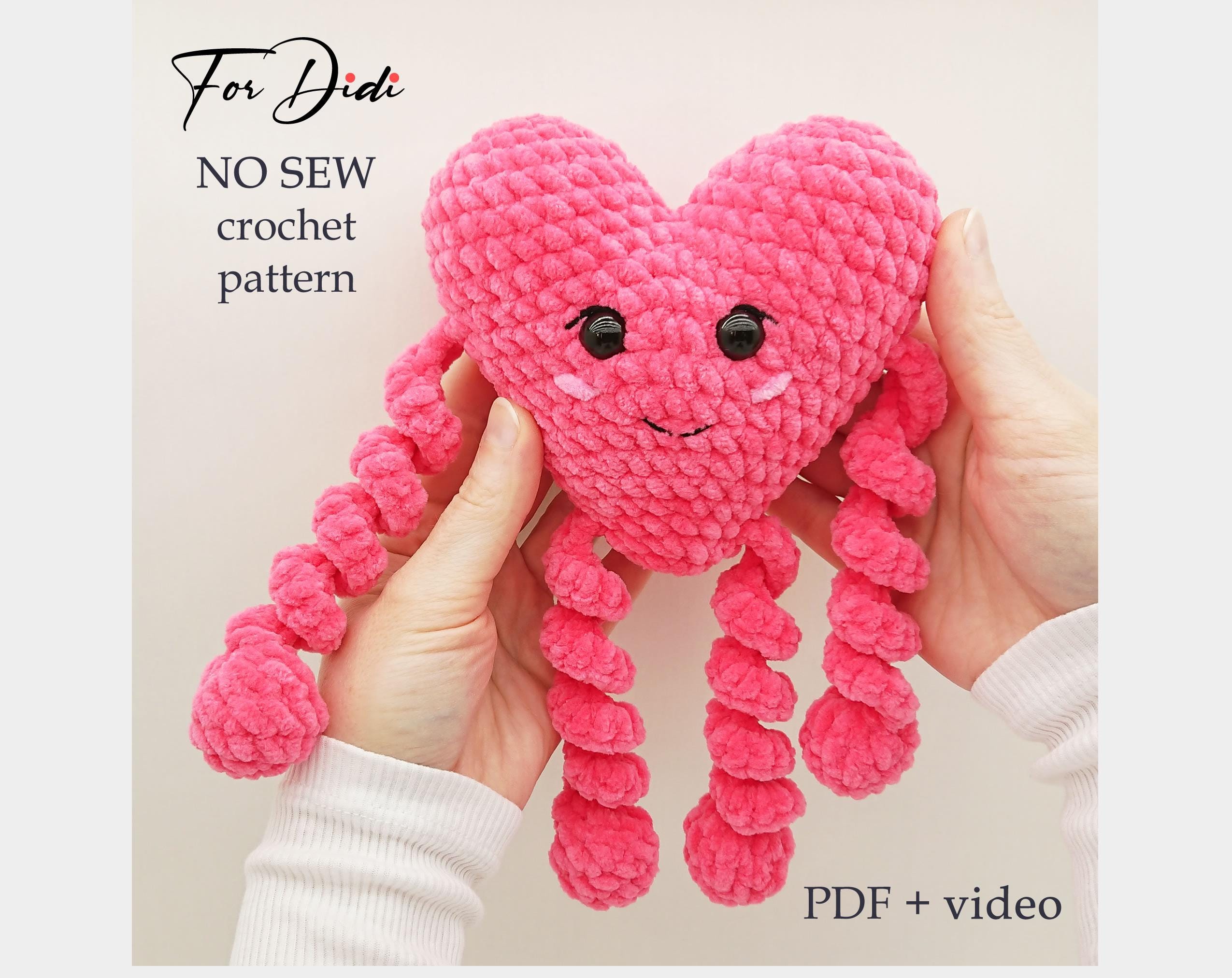 39 Beautiful Crochet Heart Patterns To Make With Love 36 Valentines Heart and video tutorial. Amigurumi heart