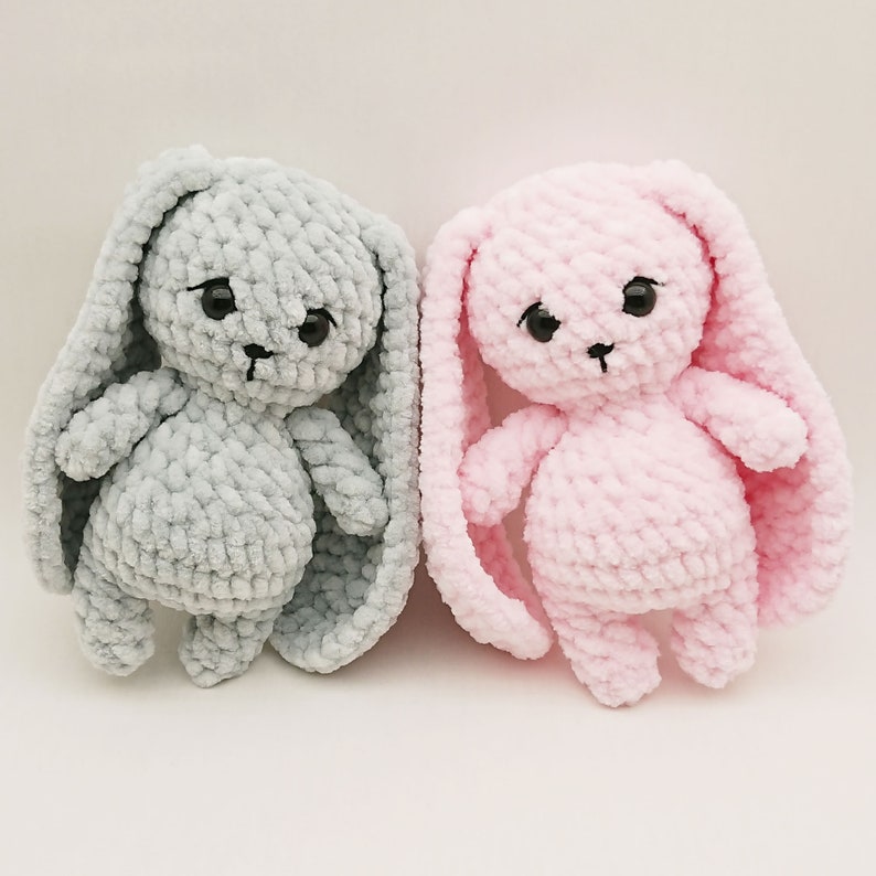 Peluche petit LAPIN. Lapin au crochet personnalisé. Lapin fait main. Lapin de Pâques en peluche. Lapin au crochet. Petit lapin en peluche. Cadeau de Pâques. image 10