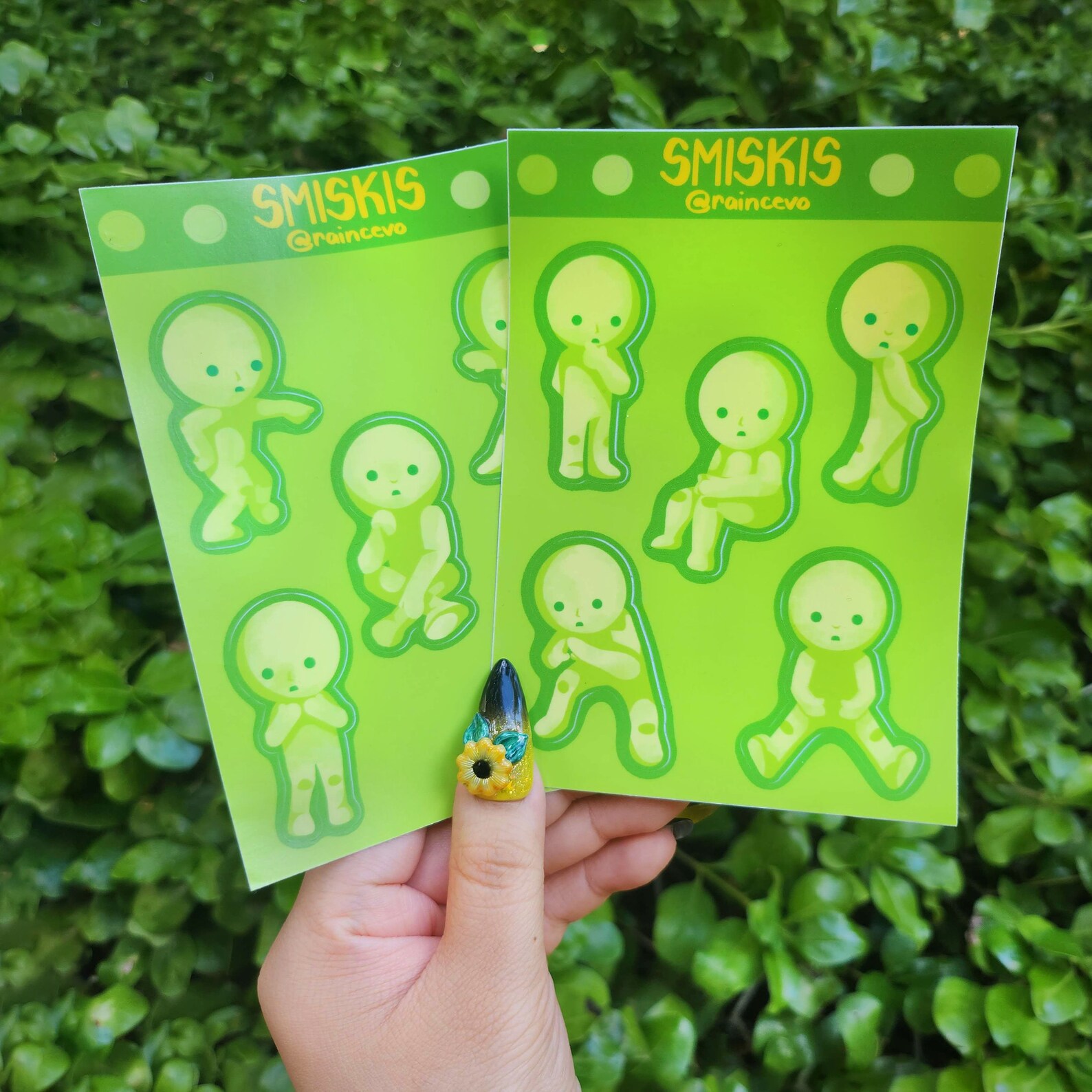 Simski Stickers Smiski Sticker Sheets - Etsy