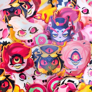 Pegatinas de Hazbin Hotel (Grupo II)