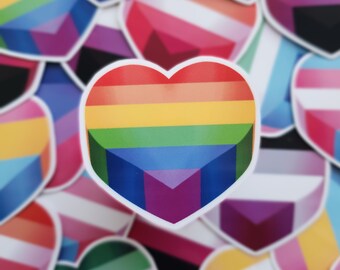 LGBTQ+ Candy Hearts Sticker