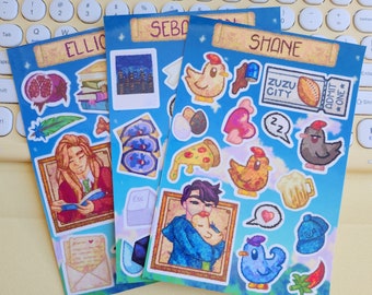 Stardew Valley Sticker Bogen (Gruppe I)