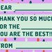Printable Kids Thank You Note Template, Kids Thank You Card Fill In ...