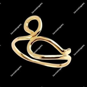 Swan Ring in Sterling Silver, Bird Jewelry, Romantic Ring, Girly Ring, Animal Ring, Bird Lovers Gift