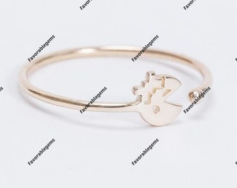 Sterling Silver Video Game Ring: Minimalist Controller Jewelry