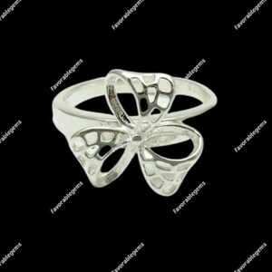 Handmade Sterling Silver Flower Ring: Boho Floral Jewelry