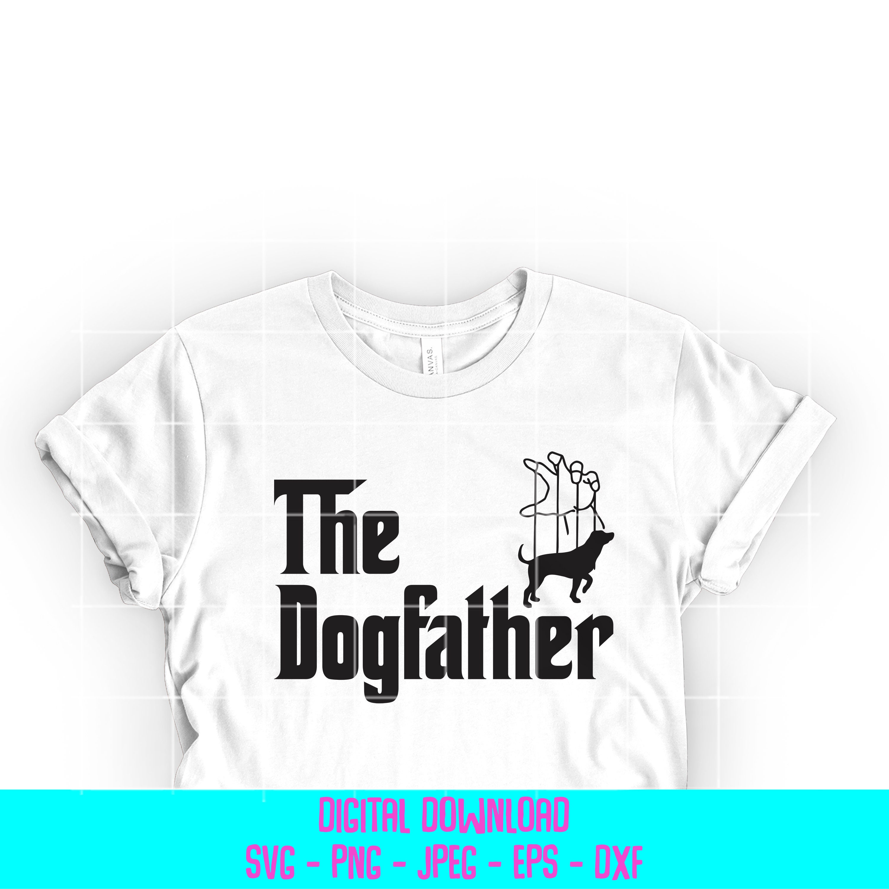 The Dogfather SVG Godfather style SVG Dog lover Svg Pet | Etsy