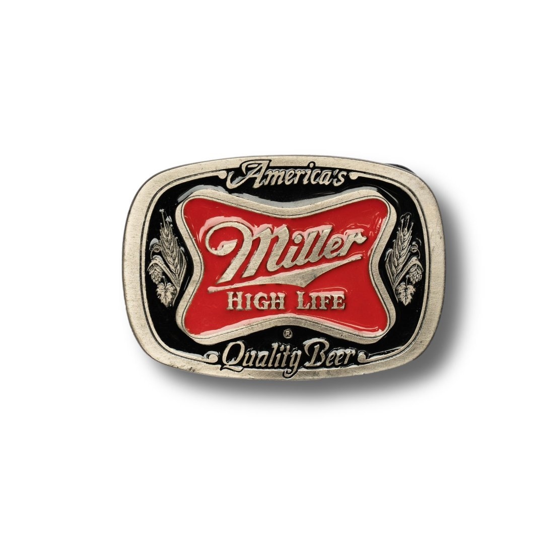 Miller high life belt buckle deals