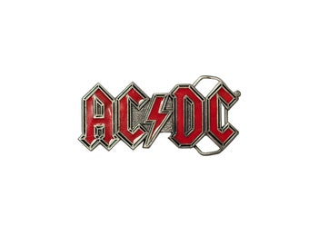 AC/DC Belt Buckle W/ Lightning Bolt You've Been - Etsy