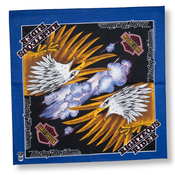 harley davidson leather bandana