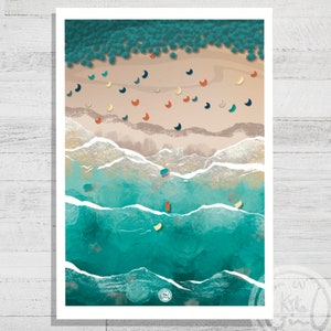 VANUIT DE LUCHT - Kitesurfprints - Kunst