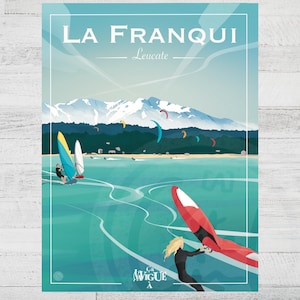 LA FRANQUI - Kitesurfing Prints - Art