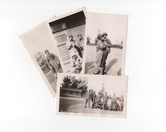 WWII Soldier Photos • Fort Eustis VA 1943 • US Army Training Camp Snapshots