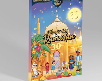 Ramadan Calendar 2023 for Kids with Halal Sweets & Gifts| Fruit Gums - Gummy Bears | Ramadan calendar for kids | children's gifts
