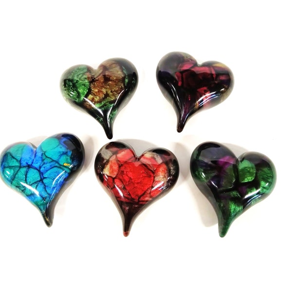 Hearts, Bubble Hearts, Resin Art Pieces, Love, Friendship, Gifting, W/Without Magnet, Crafting, Any Occasion, Handmade Hearts, Customizable