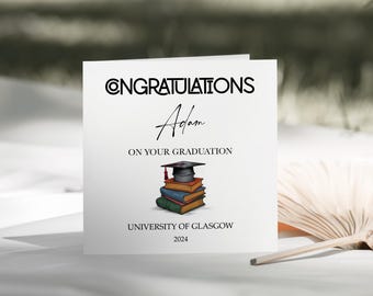 Carte de remise des diplômes personnalisée, Carte de l'université, Félicitations pour l'obtention de votre diplôme, Carte de remise des diplômes personnalisée, Carte de remise des diplômes, Remise des diplômes