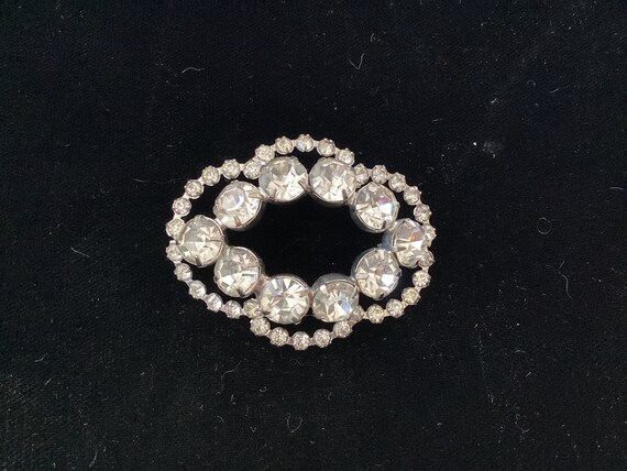 Vintage 1930’s Rhinestone Brooch - image 2