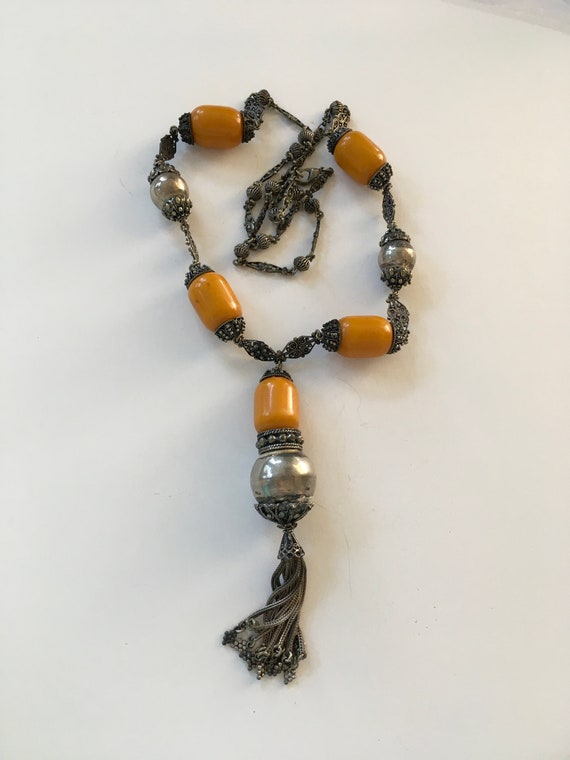 Ethnic boho necklace - image 1