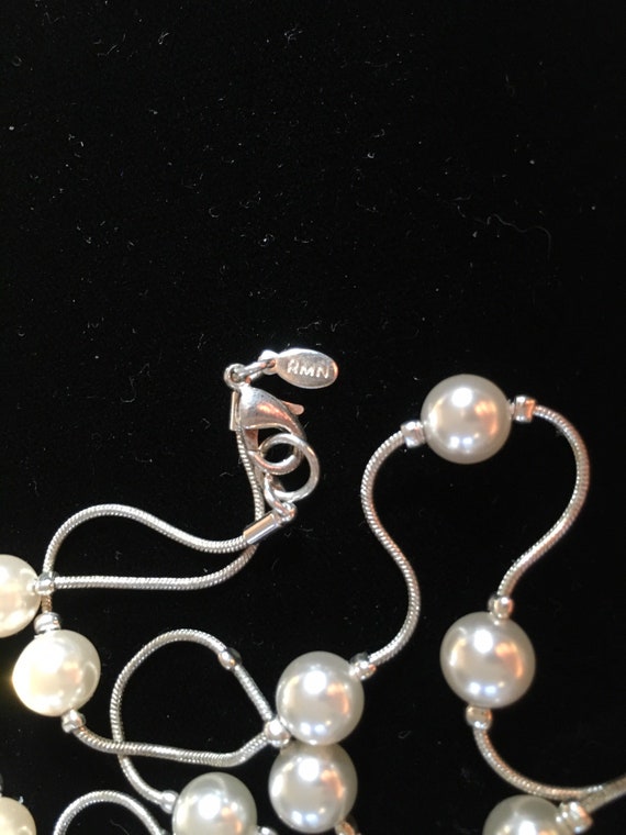 Vintage Flapper Pearl Necklace - image 3