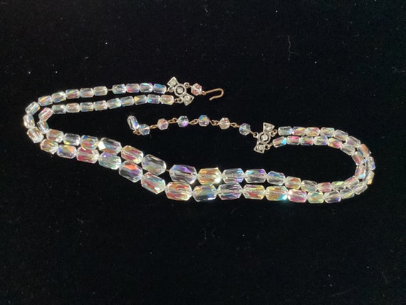 Vintage Aurora Borealis Necklace - image 3