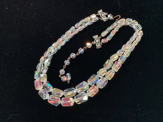 Vintage Aurora Borealis Necklace - image 2