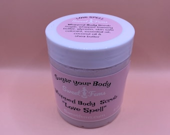 Zucchera il tuo corpo! Scrub corpo montato...Incantesimo d'amore