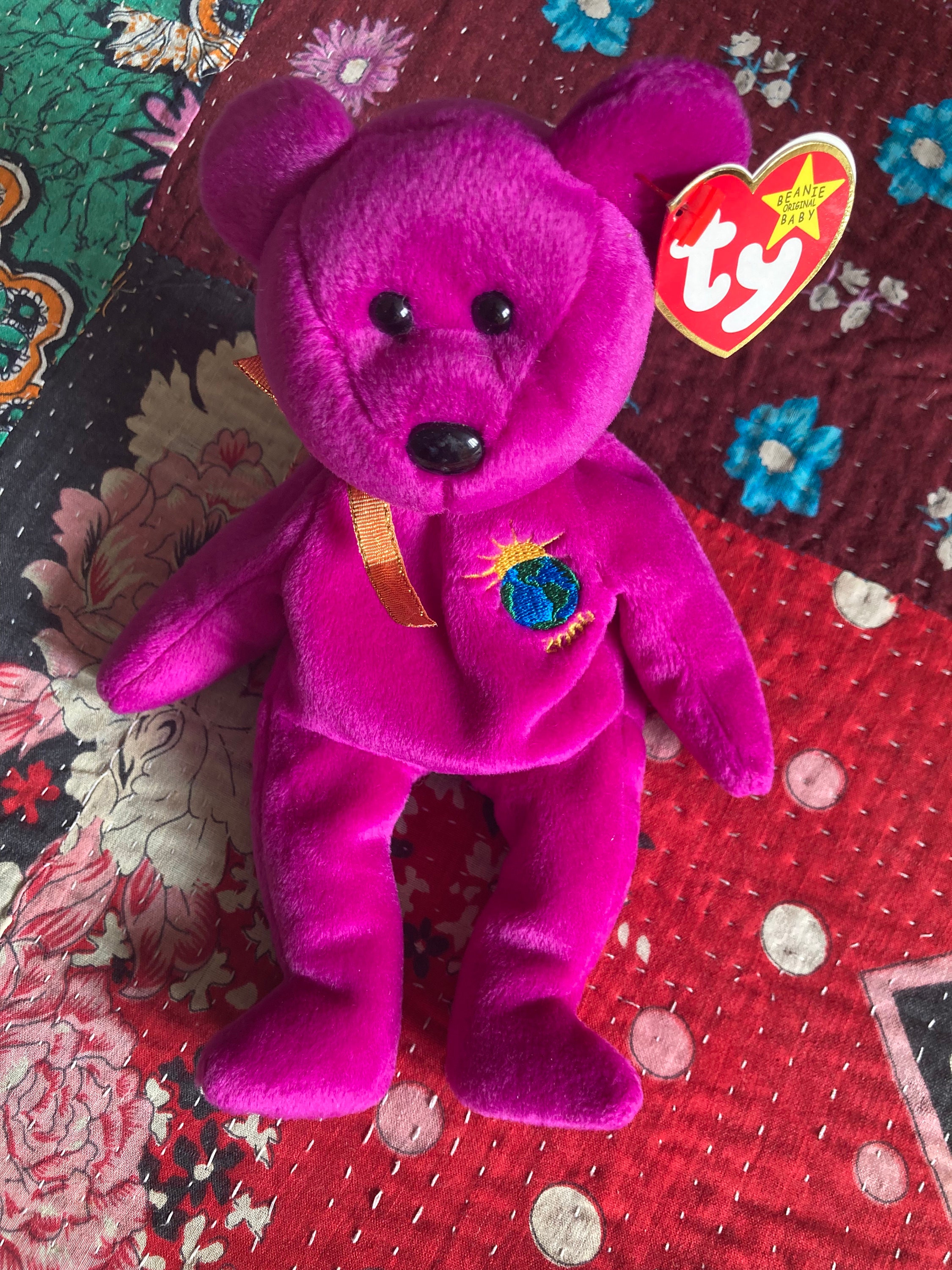 Ty Beanie Baby Original Bear Millennium Mint Condition Etsy