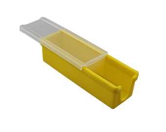 Silicone Butter Keeper with Built-in Slicing Blade & Microwave Safe Lid - Keep Butter Fresh and Accessible BPA Free